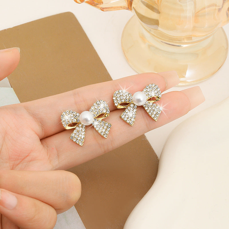 Butterfly Diamond Earrings - Elegant Silver Jewelry UAE